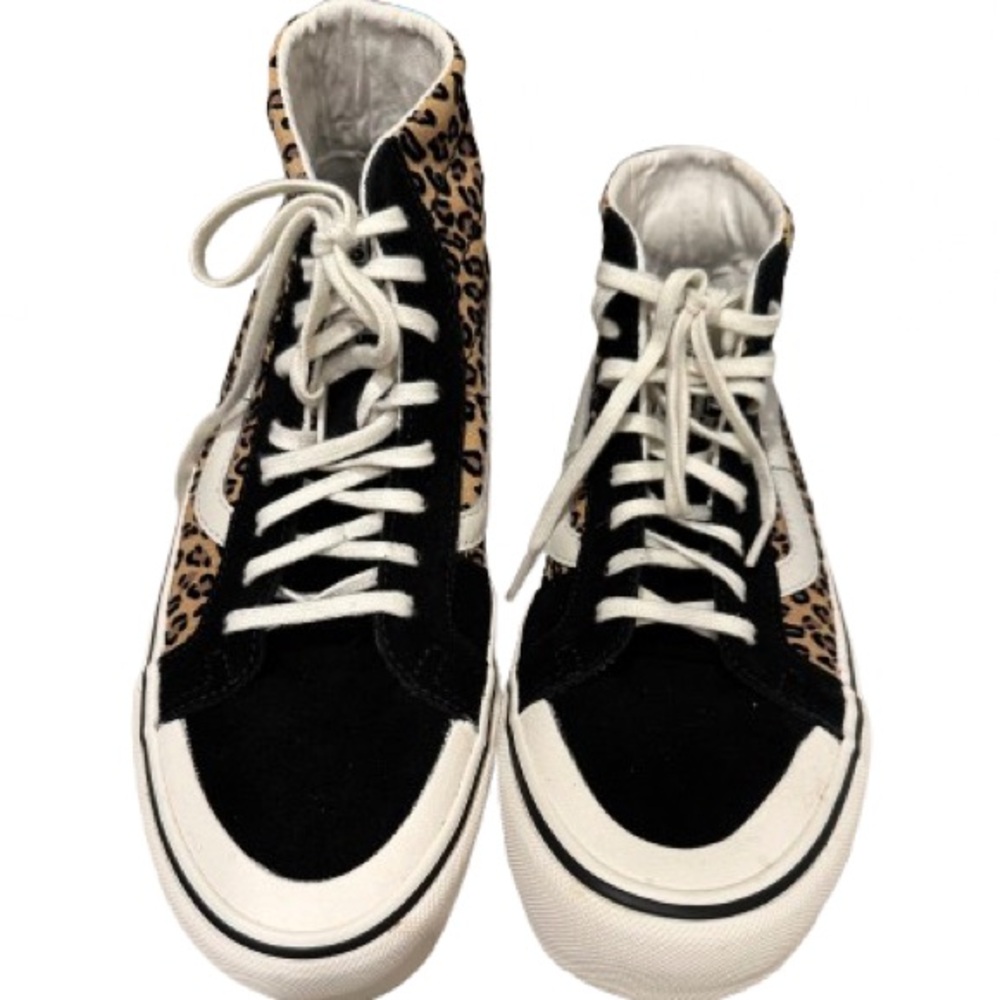 Vans Cheetah print SK8 high-top unizex - Men's size 8.5 and Women's size 10